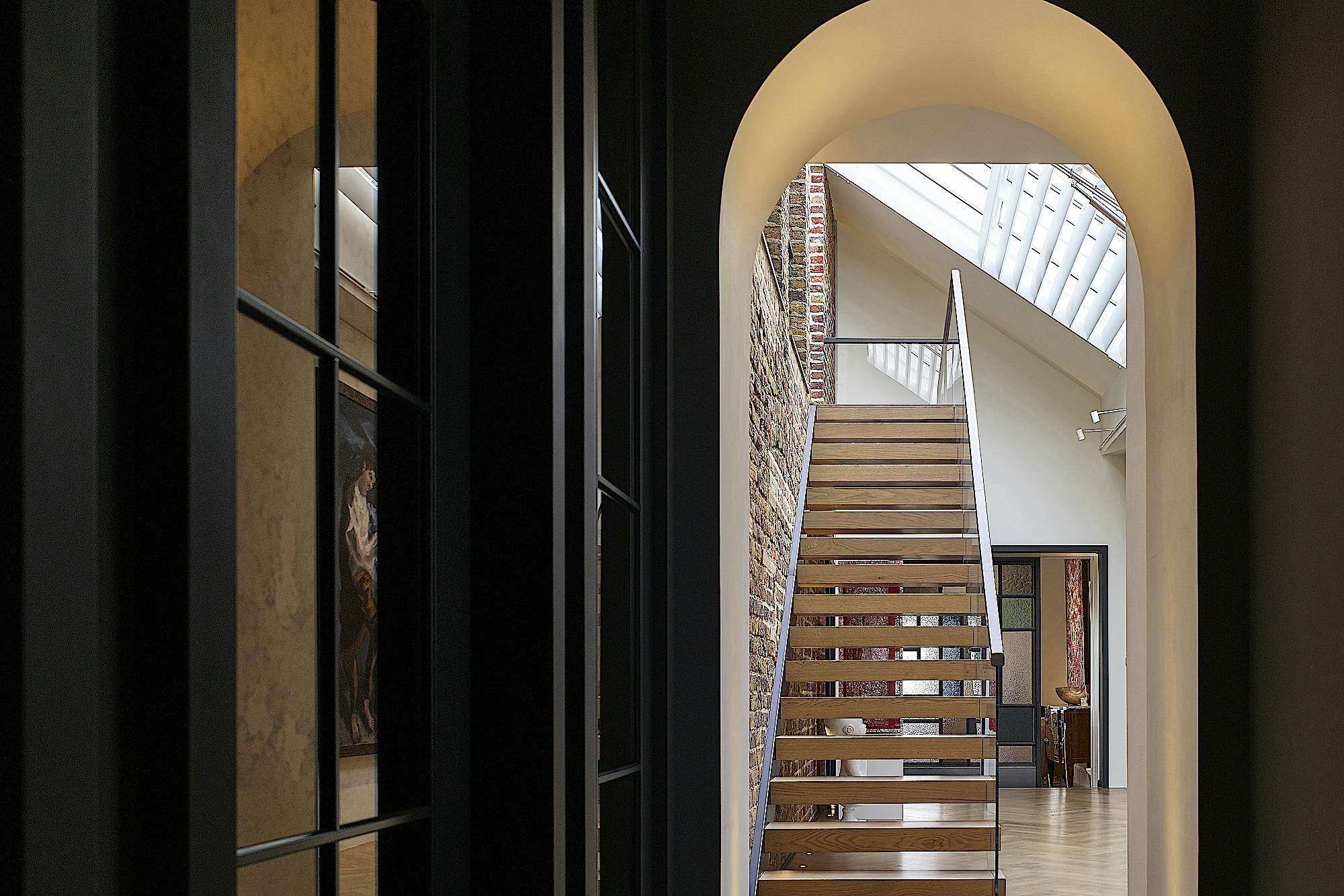 loft apartment styled stairs