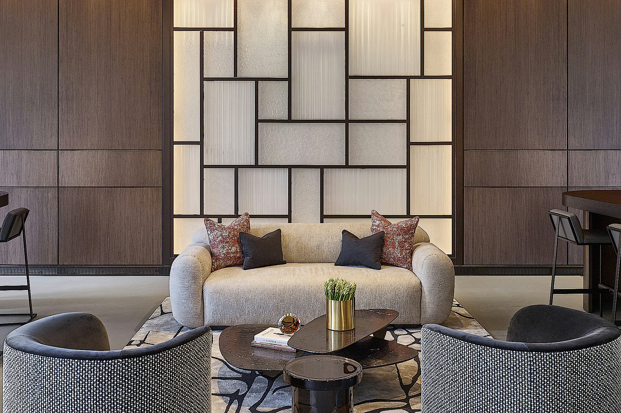 Sixty London Wall Reception office interiors